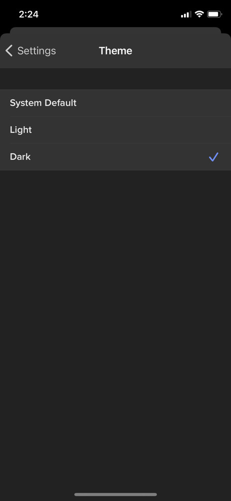 DuckDuckGo Dark mode screenshot