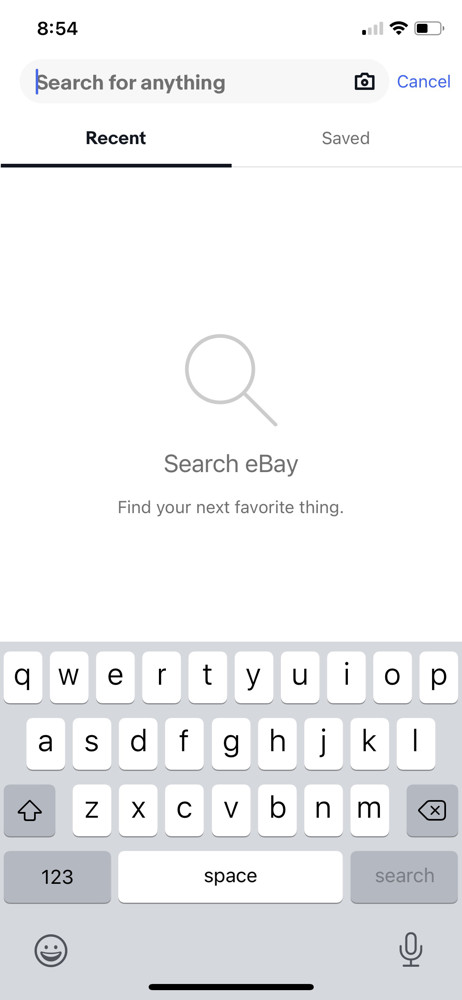 eBay Search screenshot