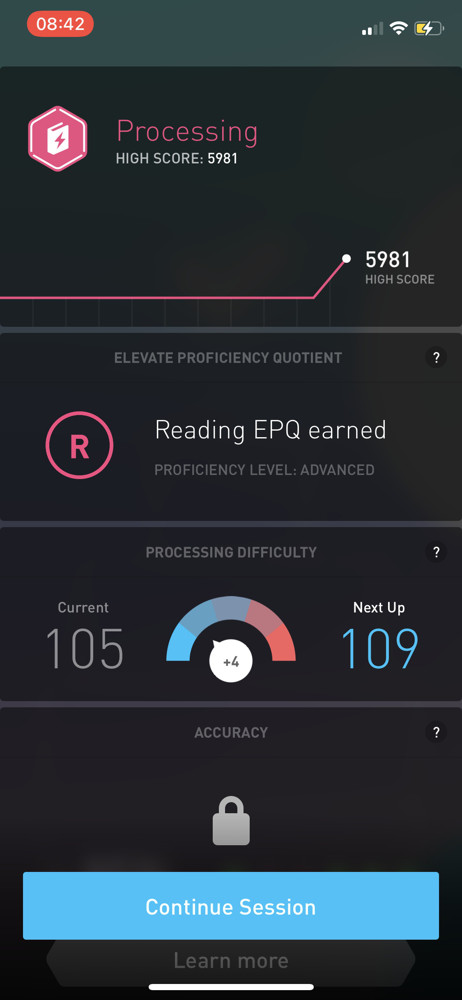 Elevate Results screenshot