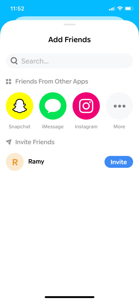 Honk Add friends screenshot