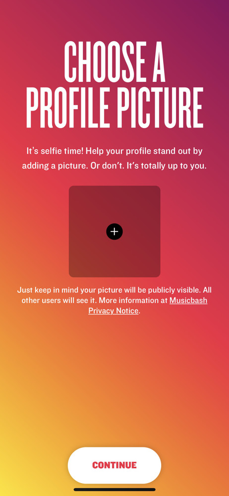 Music Bash Select a photo screenshot
