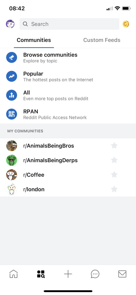 Reddit Communities screenshot